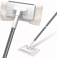 Serpillière automatique pour vadrouille plate, remplacement de la poussière de fenêtre, recharge de tête d'essuie-tout, tissu non tissé, tampon plat jetable pour vadrouille