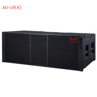 Sistema de Altavoces PA Mini con Doble Línea de 10 Altavoces, Equipos de Sonido Profesional para Grandes Espectáculos al Aire Libre