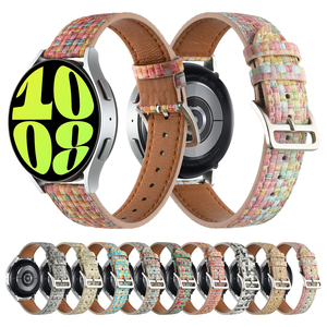 Correa de Reloj Inteligente FORWELLENY de Cuero Genuino Transpirable de 18 mm 20 mm para Reloj <span class=keywords><strong>GT</strong></span> <span class=keywords><strong>2</strong></span>/ GTS - Product Image 1