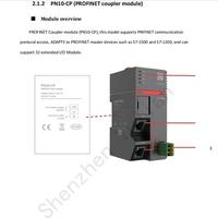 PROFINET y EtherCAT acoplador 32 entrada digital IO módulo remoto Modbus 32 DI IP20 NPN equipo eléctrico