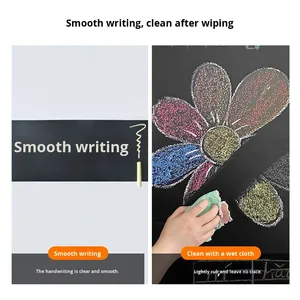 Adesivo da parete lavagna lavagna impermeabile moderna lavagna riciclabile UV rivestito per ufficio materiale didattico gesso Poster del Campus - Product Image 5