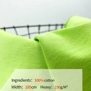 कपड़ों के लिए 230 जीएसएम 100% पिमा सूती कपड़े के लिए एक टी-शर्ट कपड़ा कपड़ा सामग्री - Product Image 3