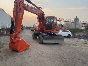 Excavateur à roues DX150W-9C Doosan utilisé pour la construction DX75 150 210 225 300 Matériel d'ingénierie - Product Image 4