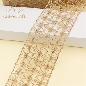 Corda di Canapa Intrecciata Fai-da-Te, Nastro di Lino Naturale, Filo di Iuta per Artigianato, Spessa Corda di Iuta Intrecciata - Product Image 4