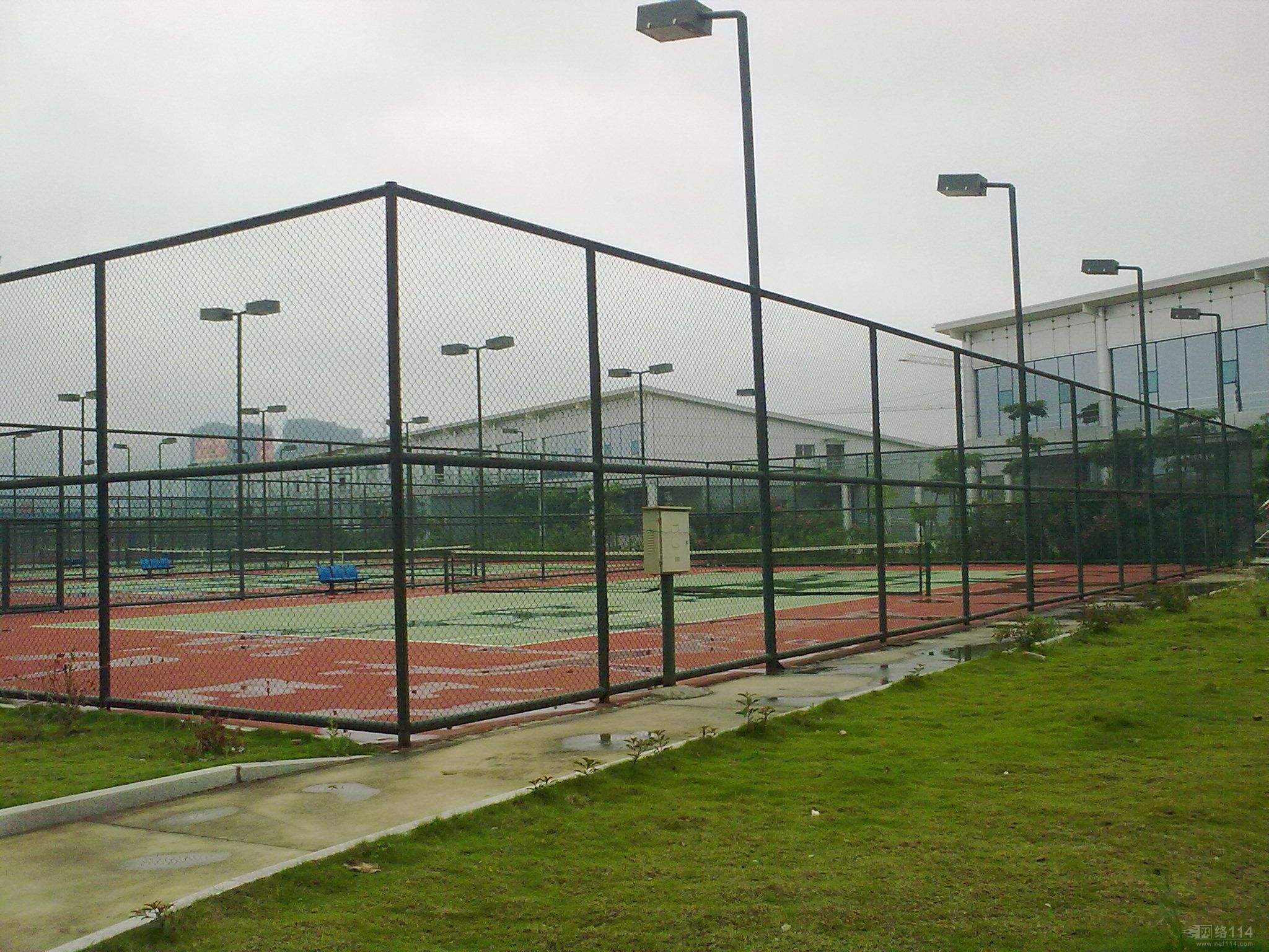 Decorative Protection Metal Chain Link Fence Easily Assembled