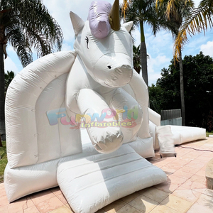 บ้านลมยูนิคอร์นสำหรับเด็ก พร้อมสไลเดอร์ - Product Image 2