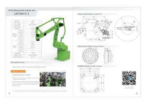 BESTROBOT Robot Industrial de Carga/Descarga/Paletización Automática, Brazo Robótico de 4 Ejes, Motor PLC con Caja de Cambios, Motor de 1kW - Product Image 2