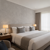 Revestimiento de Pared de Vinilo PVC Moderno, Resistente al Fuego, Impermeable, Antibacteriano, Antimoho, Antiestático, para Habitaciones de Hotel y Hogares