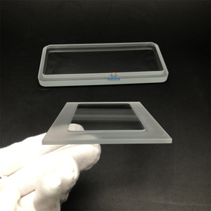 Lentille de panneau en verre trempé rectangulaire ultra extra clair personnalisé Corining Gorilla - Product Image 1