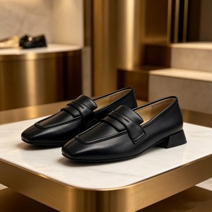 Customized High Quality Hard-wearing New Arrival Fashion Trend Ladies <b>Flats</b> Shoes Leather Genuine - Product Image 2