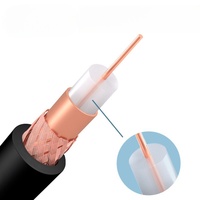 Cables de comunicación de fábrica OEM RG6 RG59 RG11 CCS Cable coaxial Cobre coaxial para cámara CCTV Video con cable de alimentación