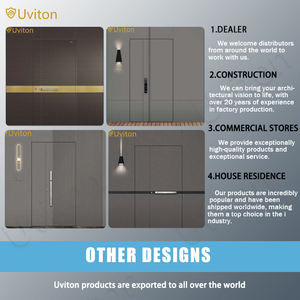 Porta d'<span class=keywords><strong>Ingresso</strong></span> Singola <span class=keywords><strong>per</strong></span> <span class=keywords><strong>Casa</strong></span> in Stile Moderno, Antieffrazione, Impermeabile, Porta Esterna in Alluminio Decorativa - Product Image 4