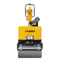 Compacteur vibrant mini-rouleau compresseur routier 0,8 tonne, à conducteur marchant, avec moteur diesel ou essence, directement de l'usine