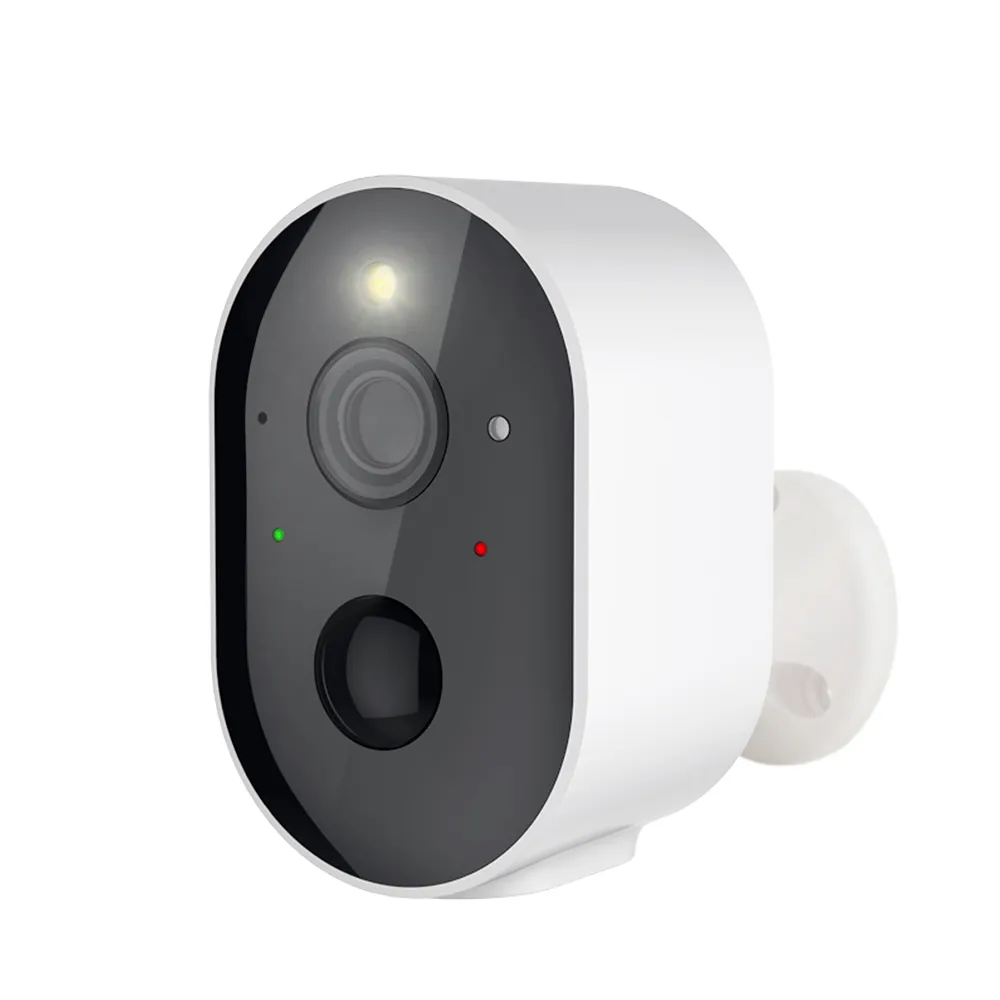 Sistem Kamera Keamanan Rumah, Tuya HD 3MP Full Color Spotlight Mini Wireless