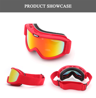 Protection UV 400 personnalisée hiver extérieur anti-buée lunettes de neige lunettes de motoneige lunettes de ski