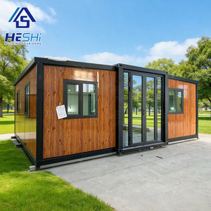 Casa Contenedor Prefabricada Expandible de 40 y 20 Pies con Panel Solar, 1, 2, 3, 4, 5 Dormitorios, Jardín, en Venta, Casa Modular, Granny Flat - Product Image 1