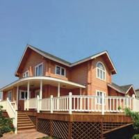 Maison de luxe moderne préfabriquée clé en main, de haute qualité, modulaire, écologique, structure en acier, villas en laine de verre