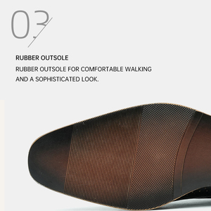 OEM Custom Perforated Genuine Leather Oxfords Men's <b>Dress</b> Shoes Pointed Toe Lace-up Breathable Office Formal Shoes - Product Image 4