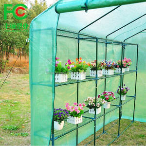 Bâches en plastique <span class=keywords><strong>pour</strong></span> l'horticulture, 130 g/m², stabilisées aux UV, vertes, transparentes, en HDPE, bâche en leno - Product Image 6