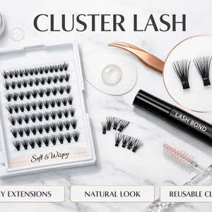 Pestañas Postizas de Visón Sintético al por Mayor, Segmentos de Pestañas Individuales Suaves, Extensiones de Pestañas de Volumen DIY - Product Image 1