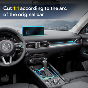 SHANCHI UVR 99% konsol dasbor mobil, stiker Interior mobil transparan 27*6.5*6.5cm Film tidak terlihat untuk Mazda CX-5 - Product Image 2