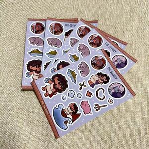 printing factory personalized sticker vinyl decal <b>sheets</b> - Product Image 4
