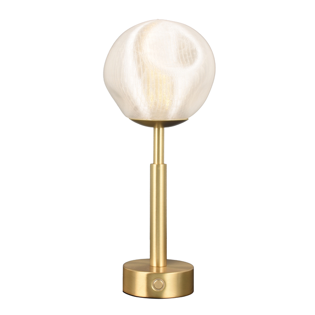 A8367-1 Modern Elegant LED Table Lamp with Touch Stepless Dimming Simple Home Decor Feature Battery Powered