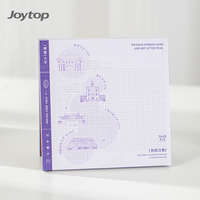 Joytop Blocs-notes adhésifs détachables pour bureau, feuilles mobiles, imperméables, pour messages et mémos, articles promotionnels, carrés, couleurs assorties