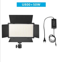 Lumière vidéo professionnelle 800 LED 800 pièces Bi-3200-5600K pour la photographie en studio et le maquillage en direct