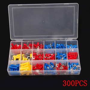 Caja de 330 Piezas, 18 en 1, Terminales Aislados, Conectores de Horquilla, Anillo, Tipo U, Tubo, Kit Surtido de Conectores de Cable - Product Image 5