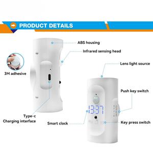 Nuevos Productos, Lámpara de Pared LED Magnética con Sensor de Movimiento, Reloj, Control Remoto, Enchufe USB Recargable, Luz Nocturna para Dormitorio - Product Image 2