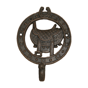 Il paese occidentale americano ferri di cavallo in ghisa elegante gancio a testa di cavallo gancio singolo per <span class=keywords><strong>muro</strong></span> ha preso l'appendiabiti organizzatore - Product Image 3