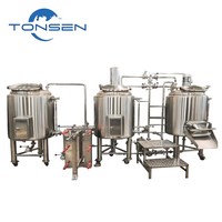 Equipo de Elaboración de Cerveza de Alta Productividad de 1000L, 2000L, 3000L, 5000L, Controlado por PLC, con Capacidades de Procesamiento de Alcohol