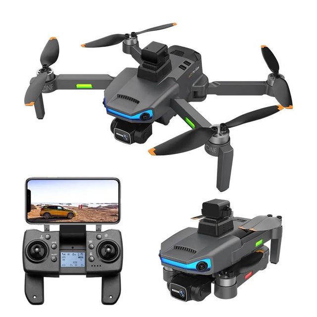 AE3 Pro Max Drone 4K UHD Camera WiFi 3-Axis EIS GPS 1200M Long Distance Brushless Motor Foldable Quadcopter Remote Mobile App