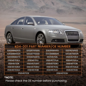 K03อัปเกรดเทอร์โบสำหรับ Audi A4 A6สำหรับ <span class=keywords><strong>VW</strong></span> Passat 1.8T K04-015เทอร์โบชาร์จเจอร์53039880005 - Product Image 6