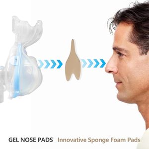 Upgrade Bantalan Busa Spons Hidung CPAP, Bantalan Busa Spons Lembut untuk Jembatan Hidung, Segel Lebih Baik, Mengurangi Iritasi, Ukuran Universal - Product Image 2