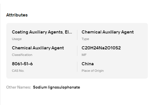Réducteur d'eau à base de lignosulfonate de sodium pour l'industrie du béton, du ciment et des additifs pétroliers - Product Image 6