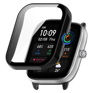 Funda transparente de cristal templado para <span class=keywords><strong>Amazfit</strong></span> GTS4 mini, <span class=keywords><strong>Bip</strong></span> <span class=keywords><strong>3</strong></span>, Pop Watch, carcasa protectora completa para <span class=keywords><strong>Bip</strong></span> <span class=keywords><strong>U</strong></span> - Product Image 6