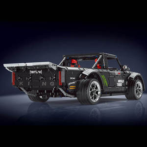 Stampo re 13082S 3728 pz auto 1:8 nero pick-up auto modello tecnico educativo giocattolo Festival regalo - Product Image 3