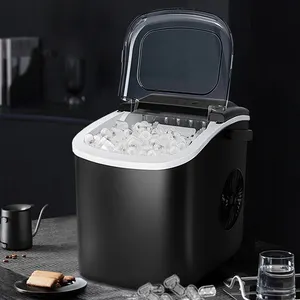 9 mermi kafaları tek bir tıklama tamamlama temizle ice cube maker makinesi mini buz yapma makinesi kare buz yapma makinesi ev