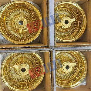 ล้อแม็กซ์ 13 นิ้ว 13x7 <span class=keywords><strong>Rev</strong></span> 100 ซี่ลวด 5x114.3 สีทอง - Product Image 3