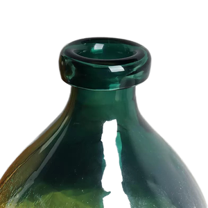 <span class=keywords><strong>Vase</strong></span> en verre vert et or, design simple, moderne, léger et luxueux, créatif, pour la décoration de la salle, du salon, du porche ou du bureau. - Product Image 6