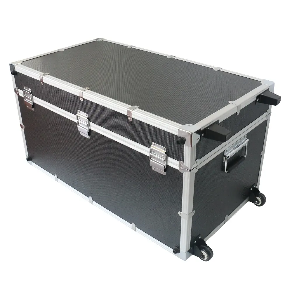 Langlebiges Aluminium-Späne-Ausrüstungsbox mit Rädern