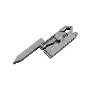 Mini Alicates Multifuncionales de Acero Inoxidable 420, Juego de Llavero EDC, Destornillador, Hoja de Sierra Industrial para Tecnología Suiza de Bolsillo - Product Image 2