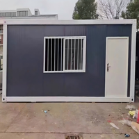 Maison conteneur à assemblage rapide, structure en acier, module préfabriqué pour espace de travail sur site