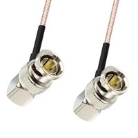 Cable RG179 de 75 ohmios con Conector BNC Macho, Cable HD-SDI, Adaptador BNC Macho a Hembra, Cable de Video para Cámara de Alta Definición 4K, 3G-SDI