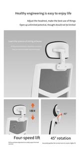 Silla Ergonómica y Cómoda <span class=keywords><strong>de</strong></span> Tela para Oficina en Casa, para Estudiantes, Sala <span class=keywords><strong>de</strong></span> Conferencias, Dormitorio, Juegos Sedentarios, Computadora, Ajustable - Product Image 6