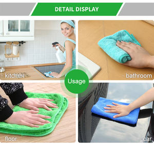 Paquete de 6 Toallas de Microfibra de Alta Calidad, Multiusos, Sin Pelusa, para <span class=keywords><strong>Limpiar</strong></span> Gafas y Lavar Autos - Product Image 6