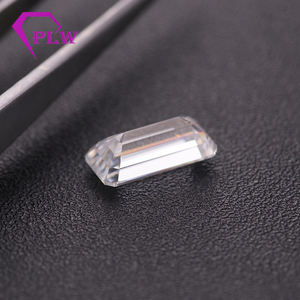 Gioielli in laguna taglio smeraldo <span class=keywords><strong>moissanite</strong></span> pietra sciolta EF colore 1ct - Product Image 6