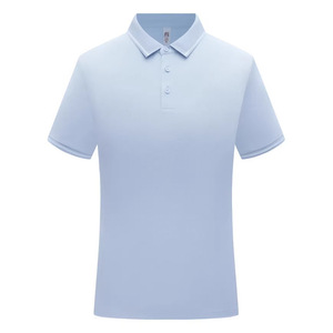 Polo de Algodón Unisex 240g Antibacteriano de Manga Corta para Verano, Ropa de Trabajo de Corte Holgado con Cuello Bicolor, Personalizable para Empresas - Product Image 4